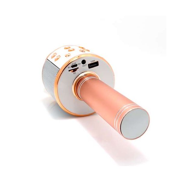 Mikrofon Bluetooth 858, roze - ZV312