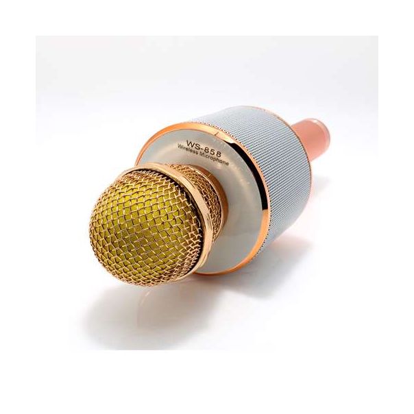 Mikrofon Bluetooth 858, roze - ZV312