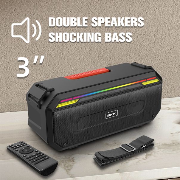 Bluetooth zvučnik BKK B80, crna - ZV910