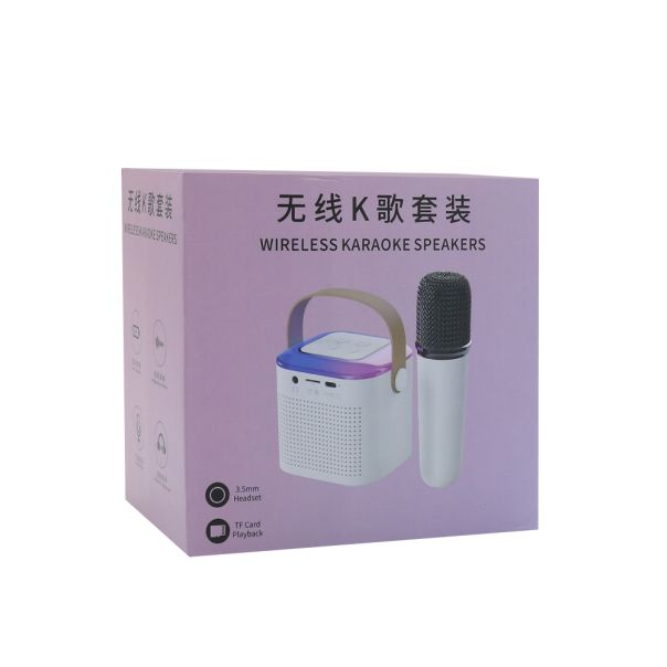 Bluetooth zvučnik Y-1 sa mikrofonom, bela - ZV931