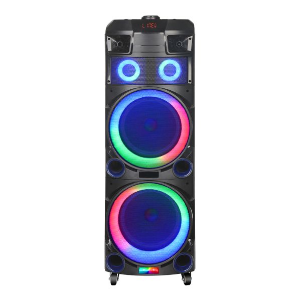 Zvučnik Bluetooth NDR-7022 80W 2*12 inca sa dva mikrofona crni - EP2901250