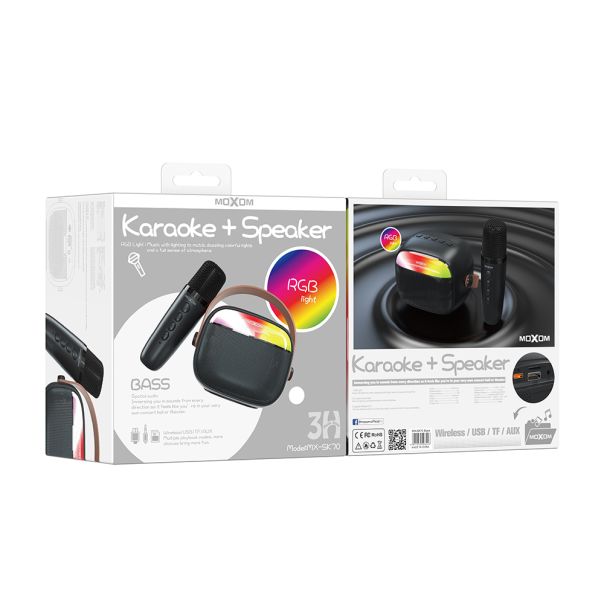 MOXOM Zvučnik Bluetooth MX-SK70, crni - ZV943