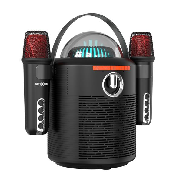 MOXOM Bežični Bluetooth zvučnik MX-SK66 sa dva mikrofona, crna - ZV955