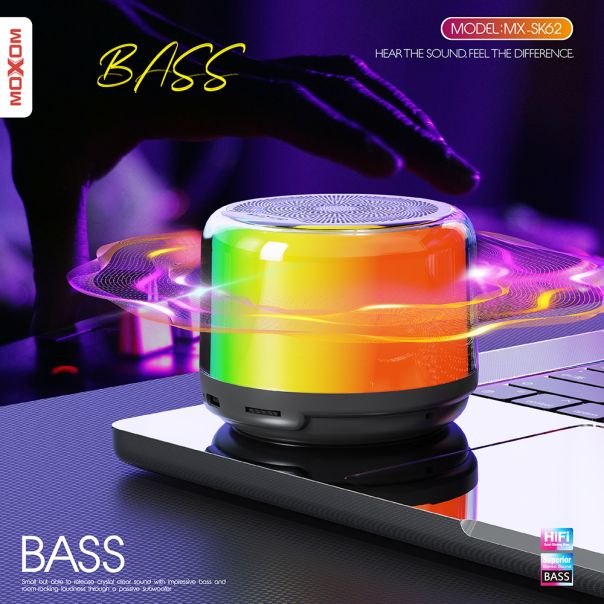 MOXOM Zvučnik Bluetooth MX-SK62, RGB - ZV957