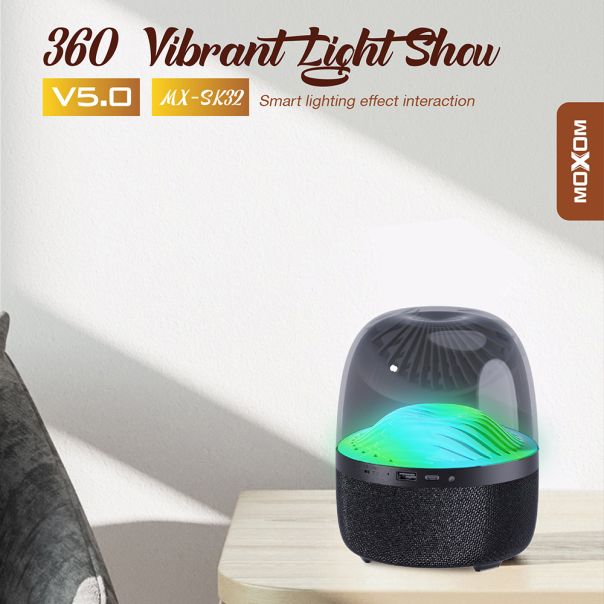 MOXOM Zvučnik Bluetooth MX-SK32, crni - ZV958