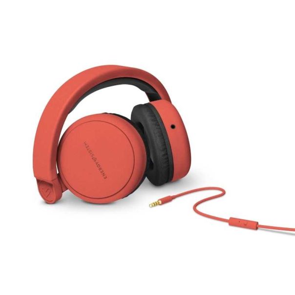 ENERGY SISTEM Slušalice sa mikrofonom Style 1 Talk crvene - ZVU02284