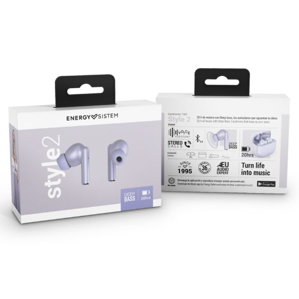 ENERGY SISTEM Bluetooth slušalice Style 2, ljubičasta - ZVU03217