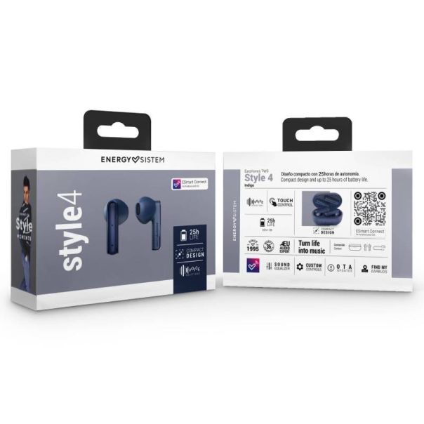 ENERGY SISTEM Bluetooth slušalice Style 4, plava - ZVU03291
