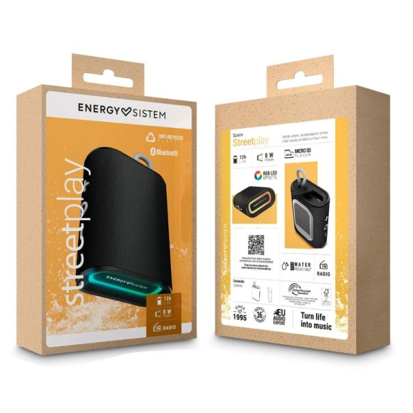 ENERGY SISTEM Zvučnik Space Street Play, crna - ZVU03305