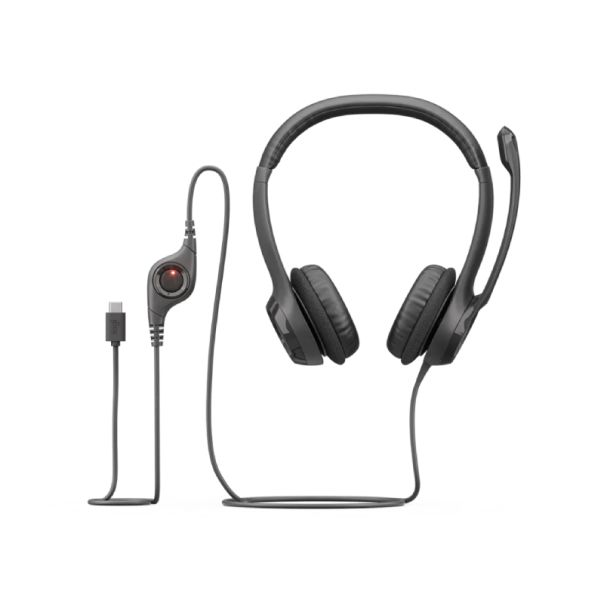 LOGITECH H390 Stereo USB-C slušalice sa mikrofonom crne - EP2950541