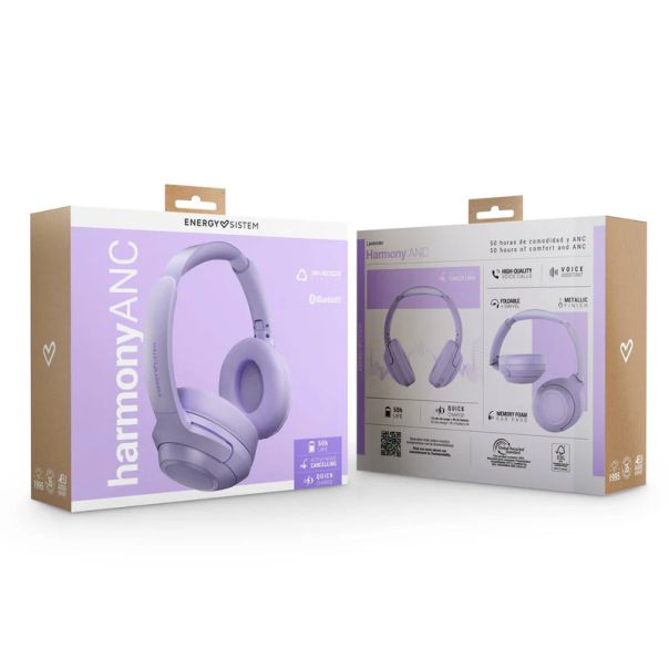 ENERGY SISTEM Bluetooth slušalice Harmony ANC slušalice, ljubičasta - EP2726441