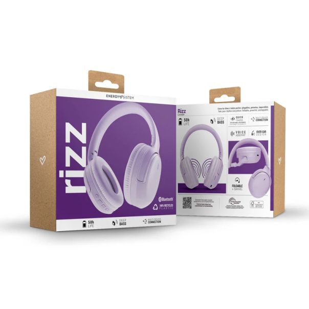 ENERGY SISTEM Bluetooth slušalice Rizz, ljubičasta - EP2726444