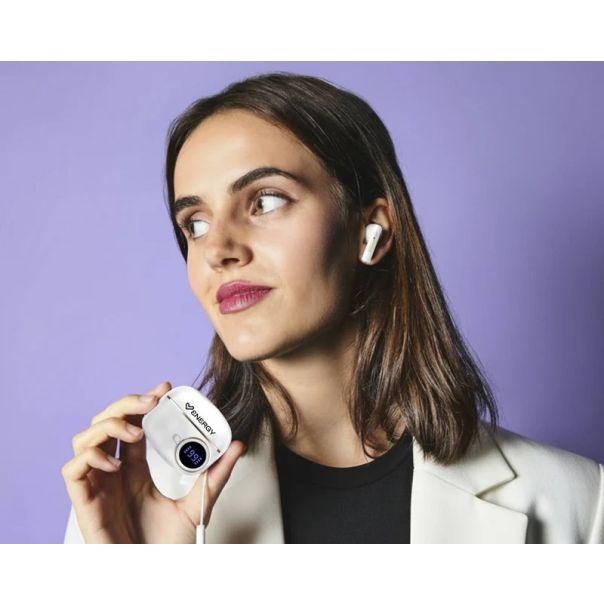 ENERGY SISTEM Bluetooth slušalice White Chargeview, bela - EP2855711