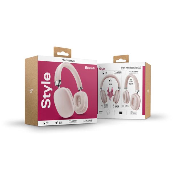 ENERGY SISTEM Bluetooth slušalice Style, roza - EP2854703