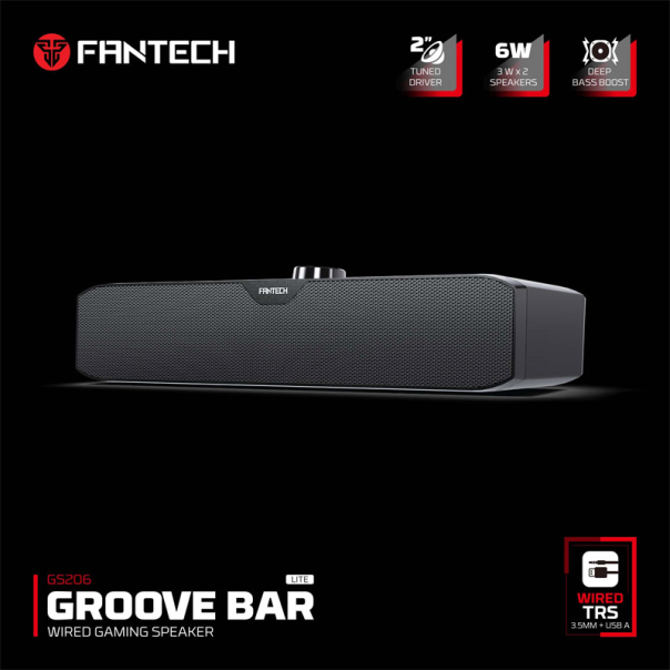 Zvučnik Fantech GS206 Groove Bar Lite crni - G218383
