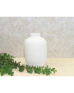 DEKOR DOM Vaza 24cm Bellissima, bela - 024379