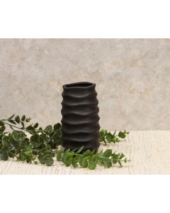 DEKOR DOM Vaza 20cm Collina, crna - 024338