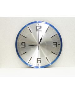 DEKOR DOM Zidni sat, plava-srebrna - 024317