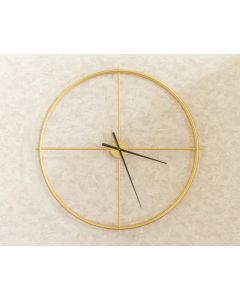 DEKOR DOM Zidni sat 94cm, Metal gold - 024260