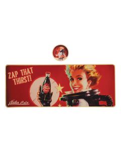 FANATTIK Fallout Nuka-Cola XL Desk Pad and Coaster Set