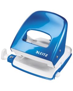 LEITZ Bušač 2 rupe do  30 listova NeXXt 50082236 metalik svetlo plavi blister