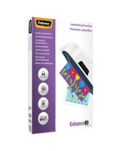 FELLOWES Folija za plastificiranje 80my A4 mat pk100 5452103 - 000003685