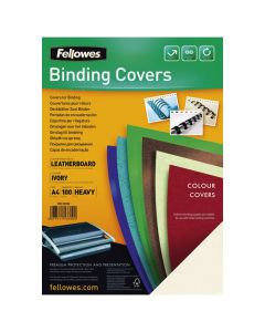 FELLOWES Korice za spiralno koričenje 250g karton A4 pk100 Fellowes 5370004 slonovača - 000003692