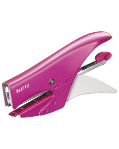 LEITZ Heft mašina za spajanje do  15 listova (8) Wow 55472023 metalik roze