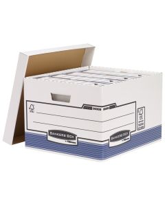 FELLOWES Arhivska kutija za registratore velika 0030901 belo-plava