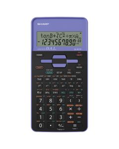 SHARP Kalkulator tehnički 10mesta 273 funkcije EL-531THB-VL crno ljubičasti blister