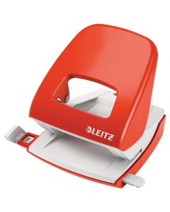 LEITZ Bušač 2 rupe do  30 listova NeXXt 50080020 svetlo crveni