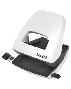 LEITZ Bušač 2 rupe do  30 listova NeXXt 50081201 metalik beli