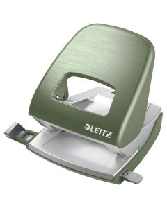 LEITZ Bušač 2 rupe do  30 listova Metal Style 50060153 zeleni (celadon)