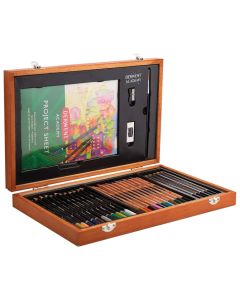 DERWENT Set boja u drvenoj kutiji Academy Derwent 2300147