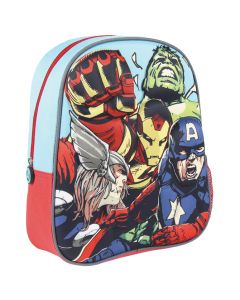 CERDA Ranac predškolski 3D Avengers 2100003028 plavo-crveni