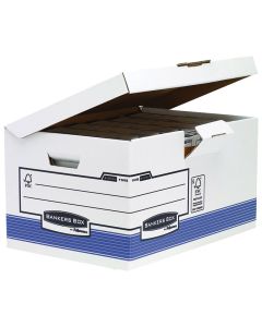 FELLOWES  Arhivska kutija za registratore sa fiksnim poklopcem Maxi 1141501 belo-plava - 000016911