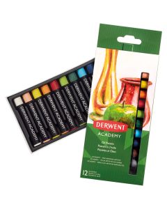 DERWENT Boje uljane (uljani pastel) 12 boja karton Academy Derwent 2301952 blister - 000017134