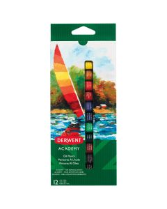 DERWENT Boja uljana 12ml 12 boja Academy Derwent 2302406 blister - 000017139