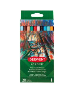 DERWENT Flomaster 20 boja karton Academy Derwent 98202 blister - 000017150