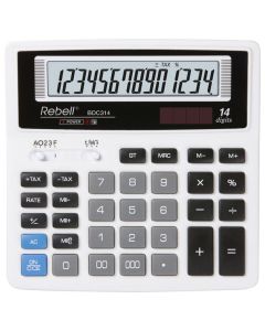 REBELL Kalkulator komercijalni 14mesta RE-BDC314 BX beli