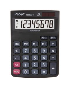 REBELL Kalkulator komercijalni  8mesta RE-PANTHER 8 BX crni