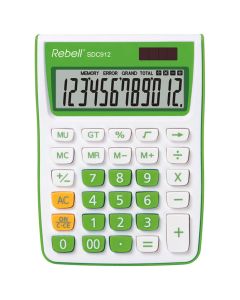 REBELL Kalkulator komercijalni 12mesta RE-SDC912GR BX belo zeleni