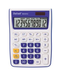 REBELL Kalkulator komercijalni 12mesta RE-SDC912VL BX belo ljubičasti