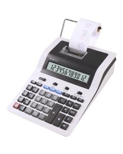 REBELL Računska mašina 12mesta sa adapterom RE-PDC30 WB bela