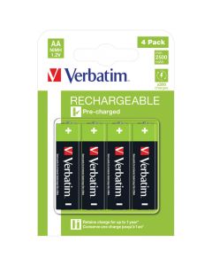 VERBATIM Baterija punjiva 1,2V AA/2500 mAh pk4 49517 HR6 blister