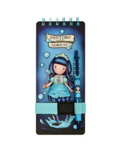 SANTORO Blok za beleške-spirala gore sa olovkom hemijskom Walking On Water Gorjuss 1171GJ02