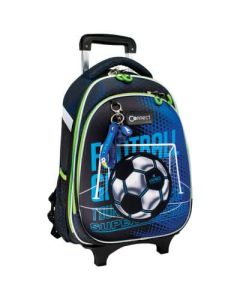 CONNECT Ranac đački s točkićima XT Football 54514