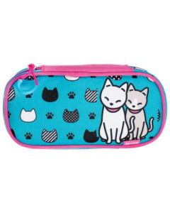 CONNECT Pernica ovalna 1zip 1preklop Meow 54531