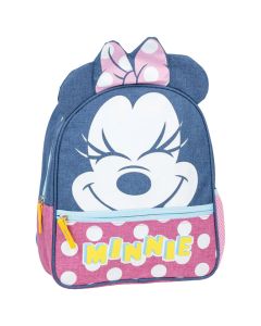 CERDA Ranac predškolski oblik 1zip 1 džep Minnie 2100005124 roze-crni