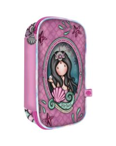 SANTORO Pernica puna ovalna 1zip 1preklop The World Is Your Oyster Gorjuss 1046GJ19